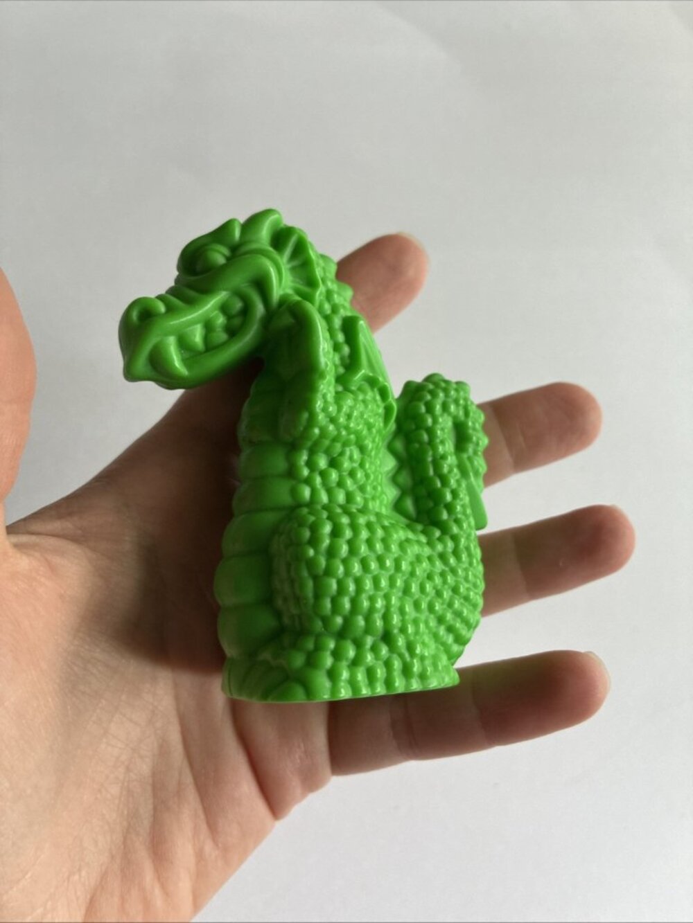 Vintage 1995 Fisher Price Green Dragon Figure Great Adventures Castle Toy - Picture 5 of 6